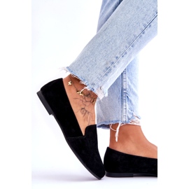 S.Barski Nahkakuvan kangaspuut naisten avoimista mustasta 3