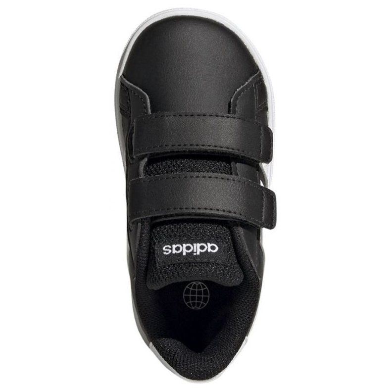 Adidas Grand Court 2.0 Hook and Loop GW6523 -kengät musta 1