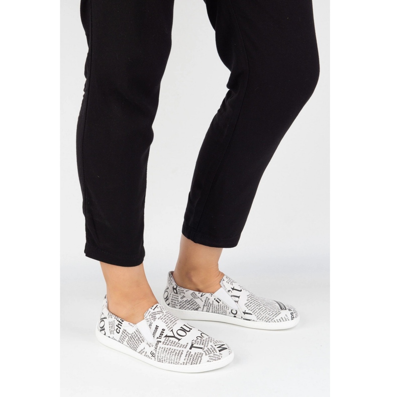 Pollonus Paljain jalan nahkaiset naiset valkoinen 1