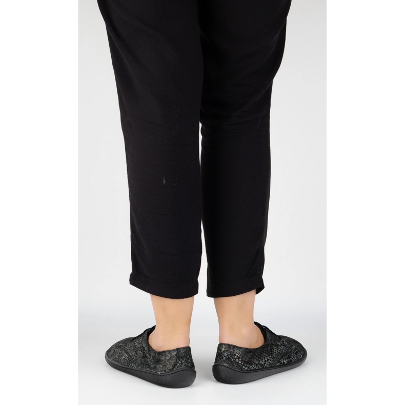 Naisten nahka Pollonus 5-1288-028 Musta letku 2