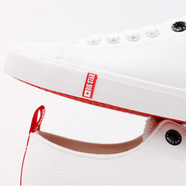 Big Star GG274005 Naisten kengät lenkkarit valkoinen 2