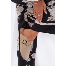 Big Star Mokkanahka -flip -flops Naisten tukkeut iso tähti RR274A385 BEIGE Solki 5
