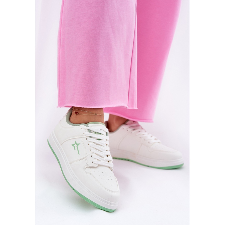 Naisten lenkkarit Big Star RR274A246 Hi-Poly System White System valkoinen 2