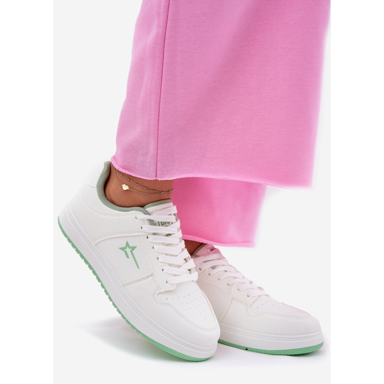 Naisten lenkkarit Big Star RR274A246 Hi-Poly System White System valkoinen 1