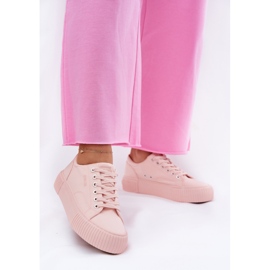 Naisten materiaalien lenkkarit Big Star RR274404 Pink vaaleanpunainen 1