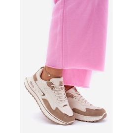 Naisten lenkkarit Big Star RR274A216 Hi-Polish Beige -järjestelmä 1