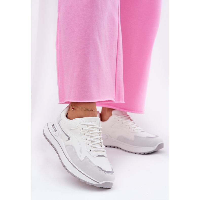 Naisten lenkkarit Big Star RR274A213 Hi-Poly System White System valkoinen 2