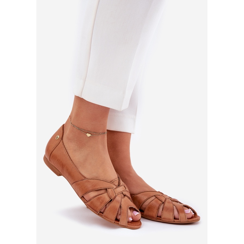 Nahkaballeriinit paljain sormilla Maciejka 06908-29/001-1 ruskea 1