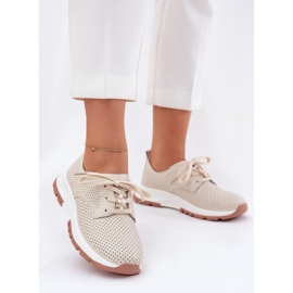 Naisten nahkakengät Artiker 54c1811 beige 2