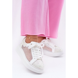 Koristeltu lenkkarit Goe RR2N4003 valkoisella alustalla valkoinen 2