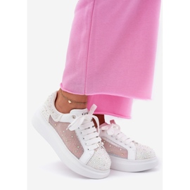 Koristeltu lenkkarit Goe RR2N4003 valkoisella alustalla valkoinen 1