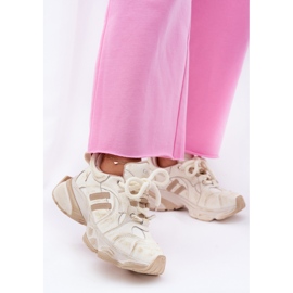 Naisten nahka lenkkarit Goe RR2N4037 Beige 2