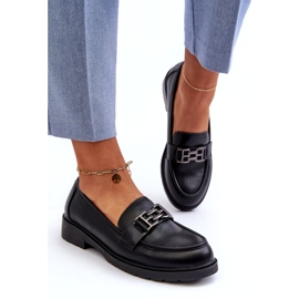 S.Barski Naisten ekosilan-mokkasiinit, joissa on S. Barski HY372 mustan koriste 2