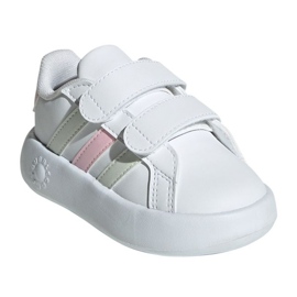 Adidas Grand Court 2.0 Kids -lapsia IH4884 kengät valkoinen 1