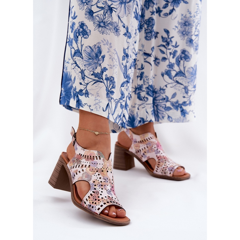 Jezzi Avointehtävät naisten sandaalit monivärisessä postitse monivärinen 2