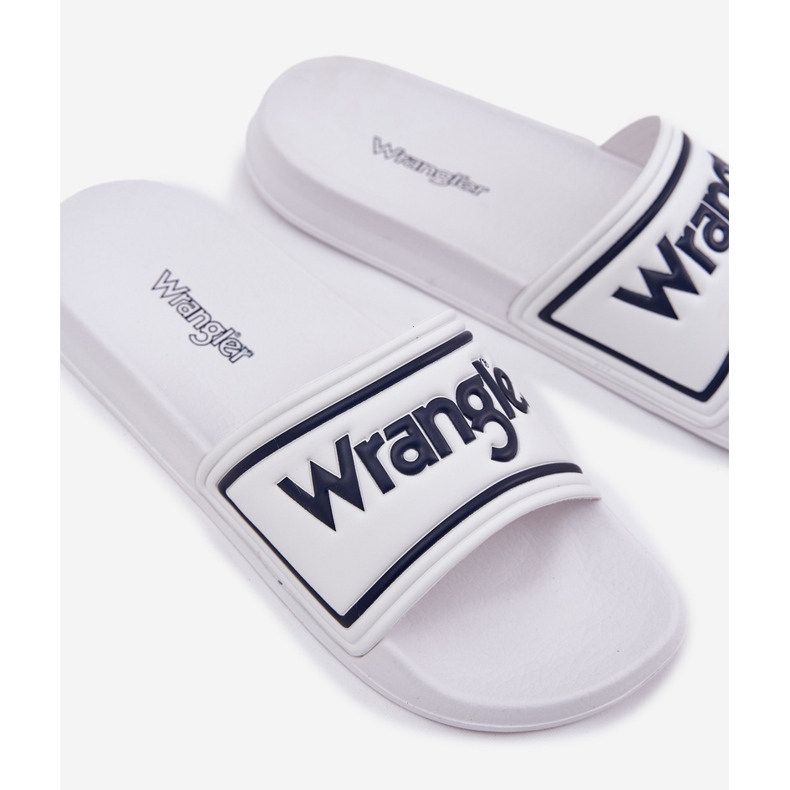 Wrangler Averell Slider Men Low 20251042.1FG White Flip -Flops valkoinen 2
