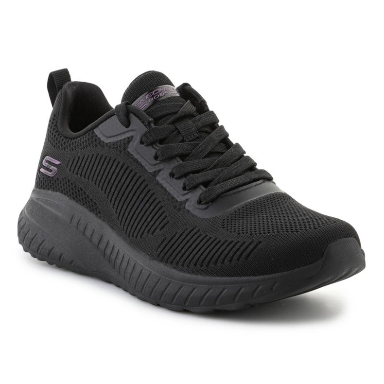 Skechers Bobs Squad Chaos kohtaa 117209-BBK-kengät musta 1