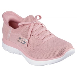 Skechers Slip -inss: Summes - Uudet päivittäiset 150263 kengät vaaleanpunainen 1