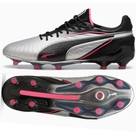 Puma King Ultimate FG/AG 108303-02 Jalkapallokengät hopea 1