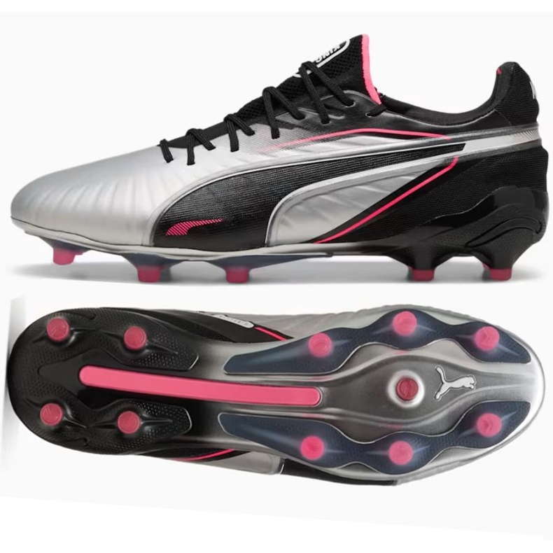 Puma King Ultimate FG/AG 108303-02 Jalkapallokengät hopea 1