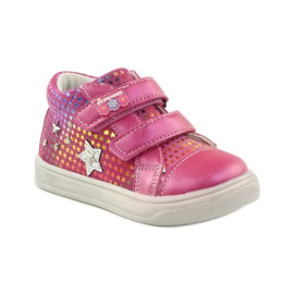 American Club Mukavat urheilukengät tähdellä American 703925 vaaleanpunainen 1