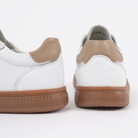 Valkoiset lenkkarit naisten nahka Sergio Leone valkoinen 1