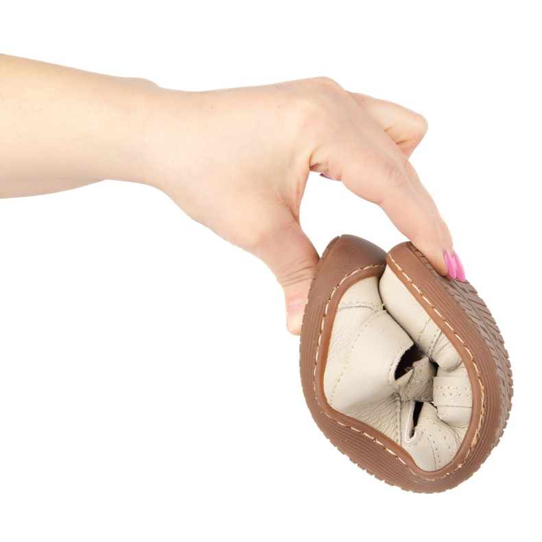 Naisten paljain jaloin kengät Ultralekkie Olivier 1285 puolivälissä beige 1