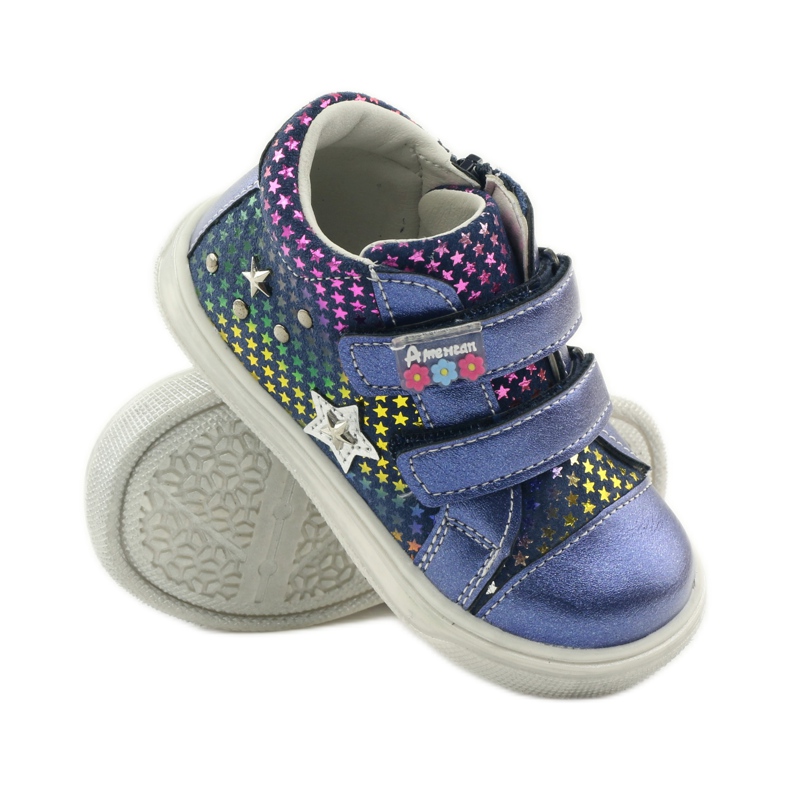 American Club Mukavat urheilukengät tähdellä American 703925 laivastonsininen 3