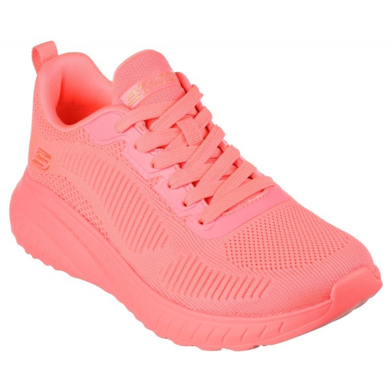 Skechers Sneakers Bobs Squad Chaos - Värirytmit 117216 kengät vaaleanpunainen 1