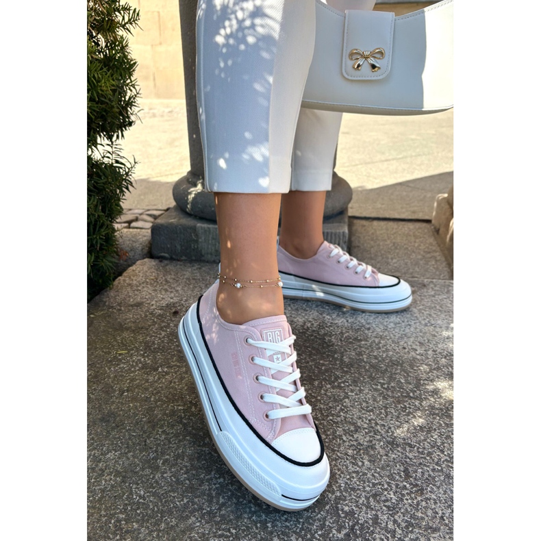 Big Star Naisten iso tähti NN274207 vaaleanpunaiset lenkkarit vaaleanpunainen 2