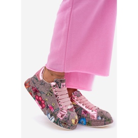 Kuvioidut lenkkarit laiturilla koristeella Goe RR2N4002 MultiKolor monivärinen 1