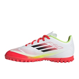 Adidas F50 Club TF IE3732 Valkoiset jalkapallokengät valkoinen 5