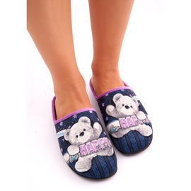 Naisten tossut, joilla on Inblu GF000025 Navy Blue sininen 2