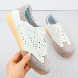 Filippo 6745 nahkaiset kengät beige 1