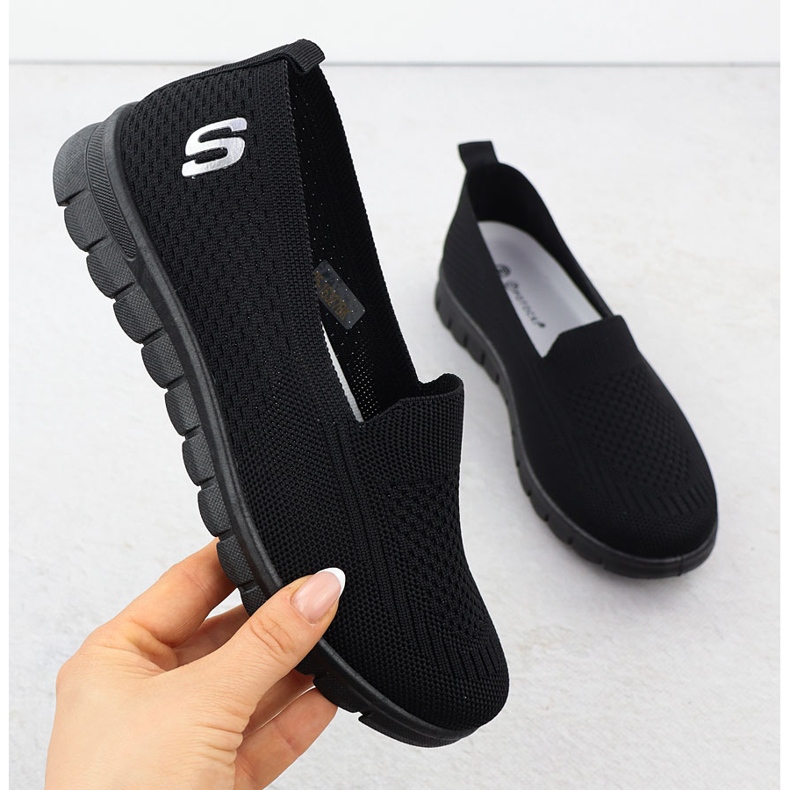 Naisten urheilukengät liukastuivat Black Potocki 16327 musta 1