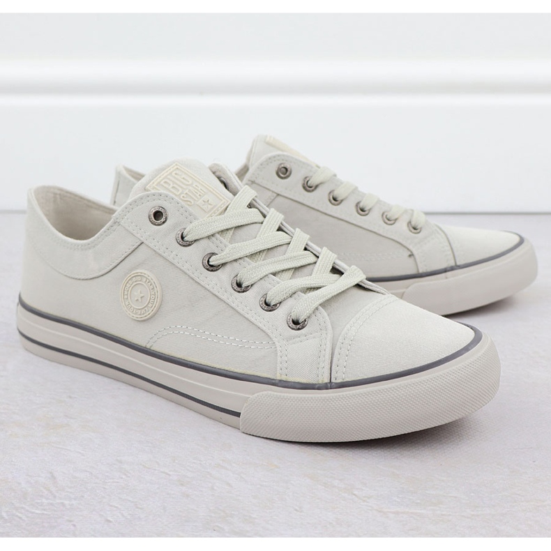 Big Star Miesten tekstiililenkkarit Harmaa iso tähti RR174341 1