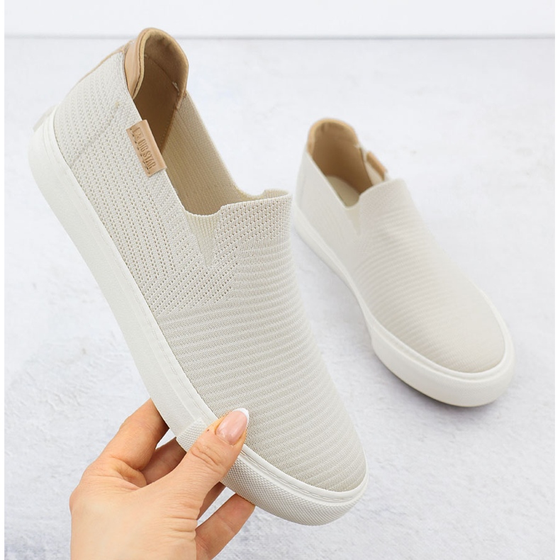 Big Star Tekstiililenkkarit liukuvat beige -ison tähden RR274721 1