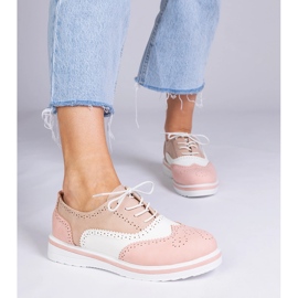 Pink Classic Oxford -kengät vaaleanpunainen 1