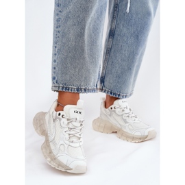 Naisten nahka lenkkarit Goe RR2N4083 Beige 2