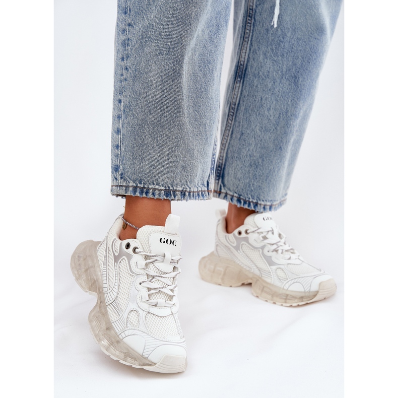 Naisten nahka lenkkarit Goe RR2N4083 Beige 2