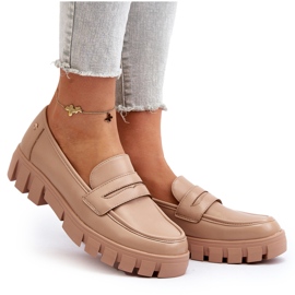 Vinceza Naisten ekologinen nahkainen leivänlahka beige -insertti 4