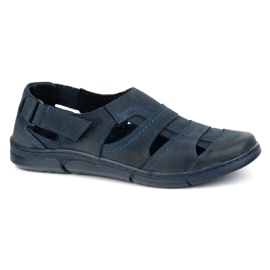 Olivier Miesten nahkakengät 54 kz kevyt laivastonsininen kesäksi 1
