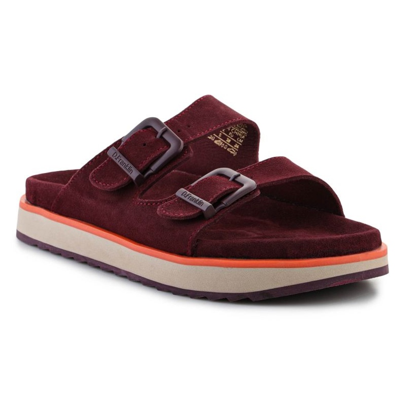 D.Franklin Flip Flops Nordic Sandal Solki DFSH405004-BURG punainen 1