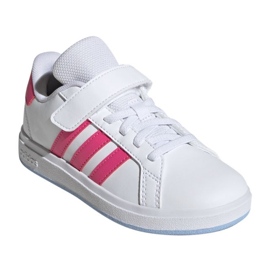 Adidas Grand Court 2.0 JR JI0975 kengät valkoinen 1