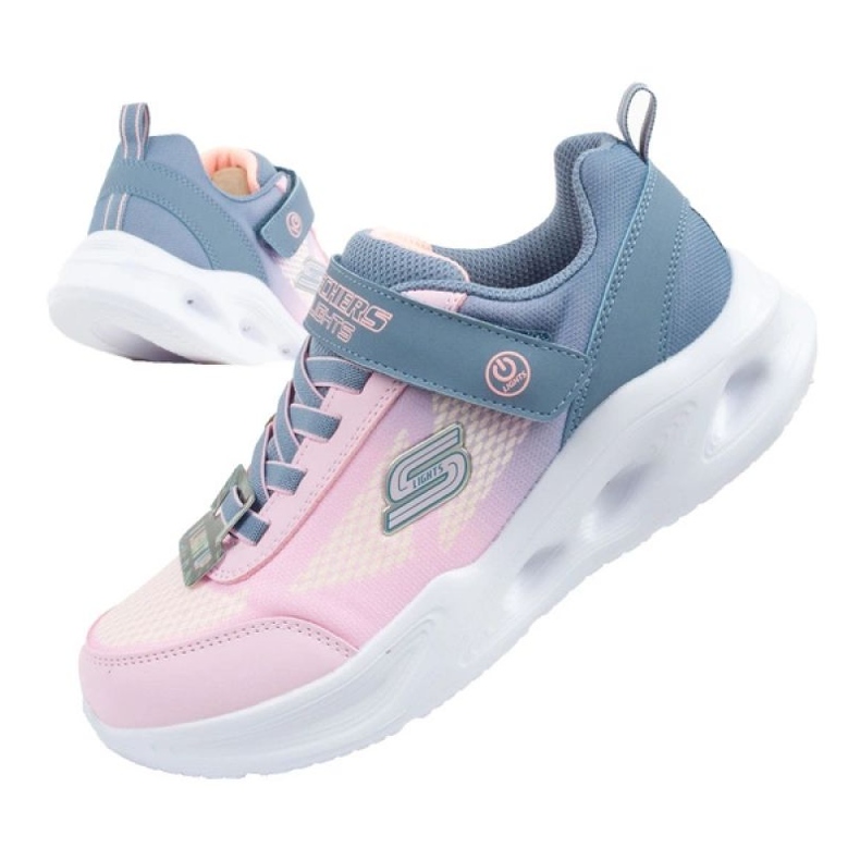 Skechers S Lights Sola 303714L/GYLP -kengät vaaleanpunainen 1