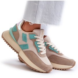 Naisten urheilun lenkkarit Big Star NN274973 beige 5