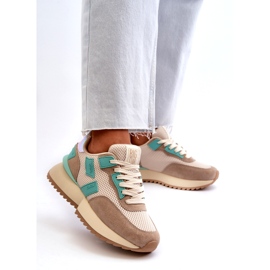 Naisten urheilun lenkkarit Big Star NN274973 beige 2