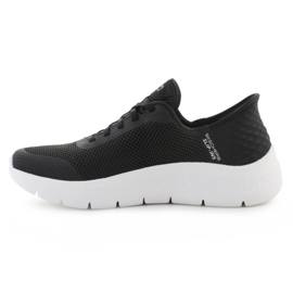 Skechers Slip-Inss: Go Walk Flex-Grand -sarja 124836-BKW-kengät musta 4
