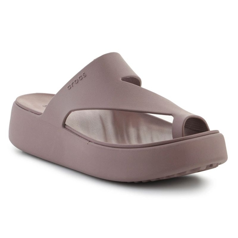 Flip-flops Crocs Getway Platform Toe Loop 210834-0LF ruskea 1