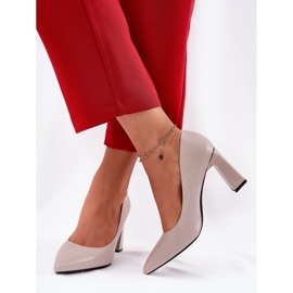 Tyylikkät pumput Vinceza 62221 Barbissa harmaa 2